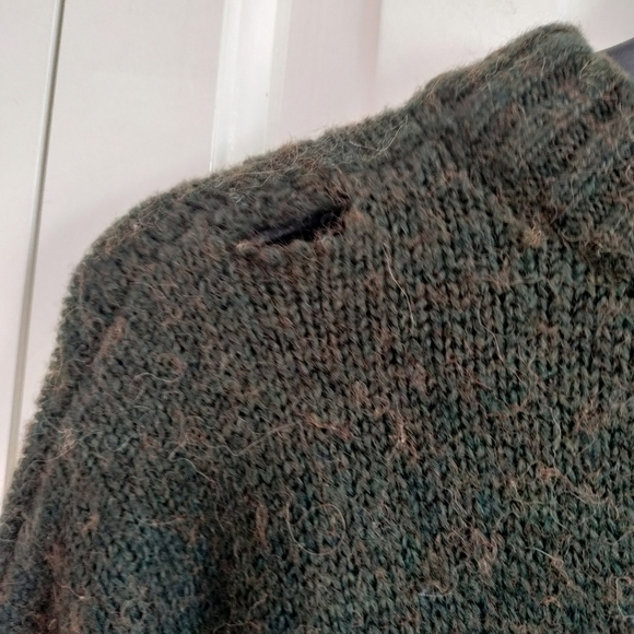 Lane Bryant wool and alpaca blend long sweater green 14/16 - Picture 4 of 5